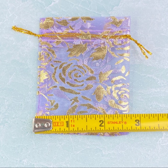 18 Pastel Purple Organza Mesh Bags PRICE IS FIRM - Picture 3 of 5